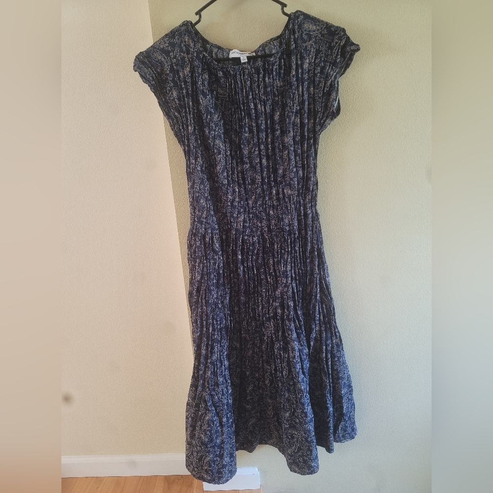 INES DE LA FRESSANGE Ribbed Maxi Dress /size small but can fit up to an large.